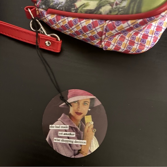 NWT Anne Taintor Retro Makeup Bag Funny Cosmetic Travel Pouch Vintage - Picture 8 of 8